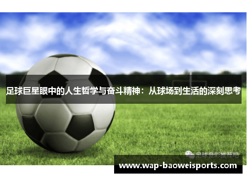 足球巨星眼中的人生哲学与奋斗精神：从球场到生活的深刻思考